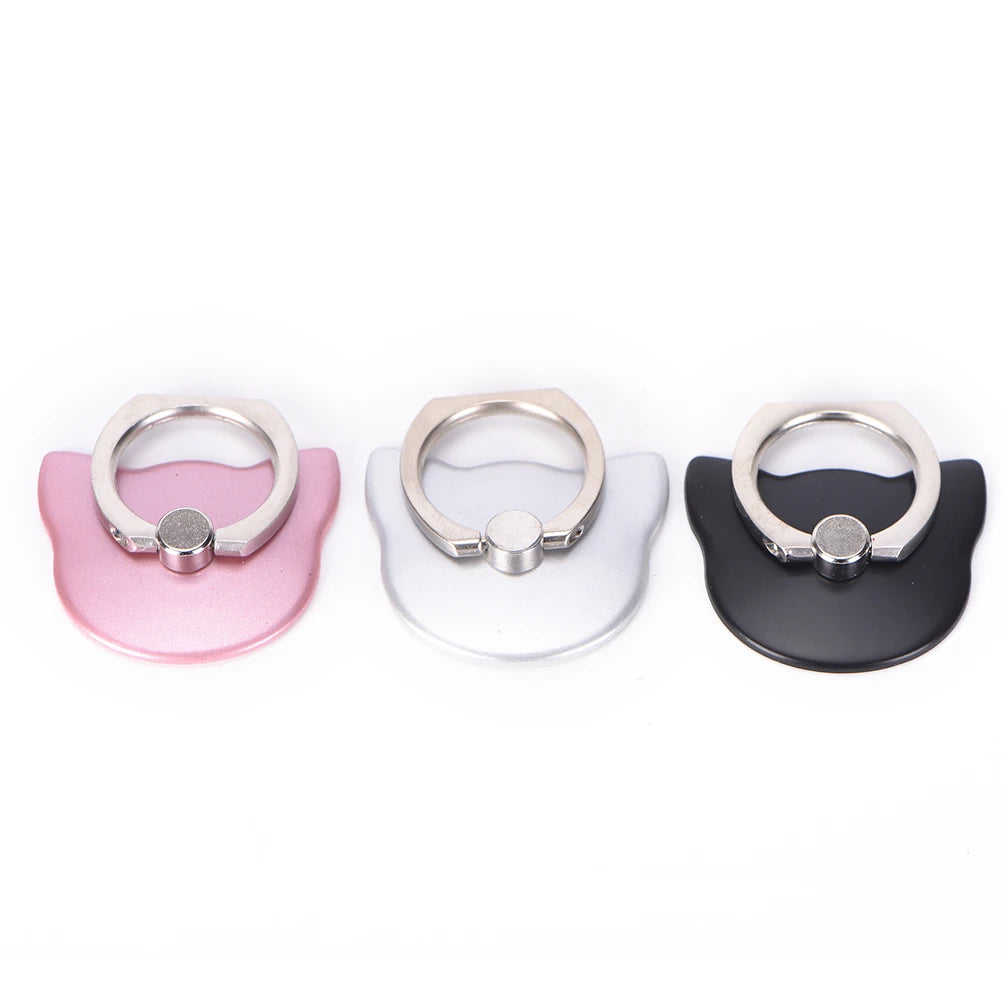 Universal Finger Ring Mobile Phone Smartphone Holder Metal Hand Stand Holder Desk Car For Smart Phone IPAD MP3 Car Mount Stand