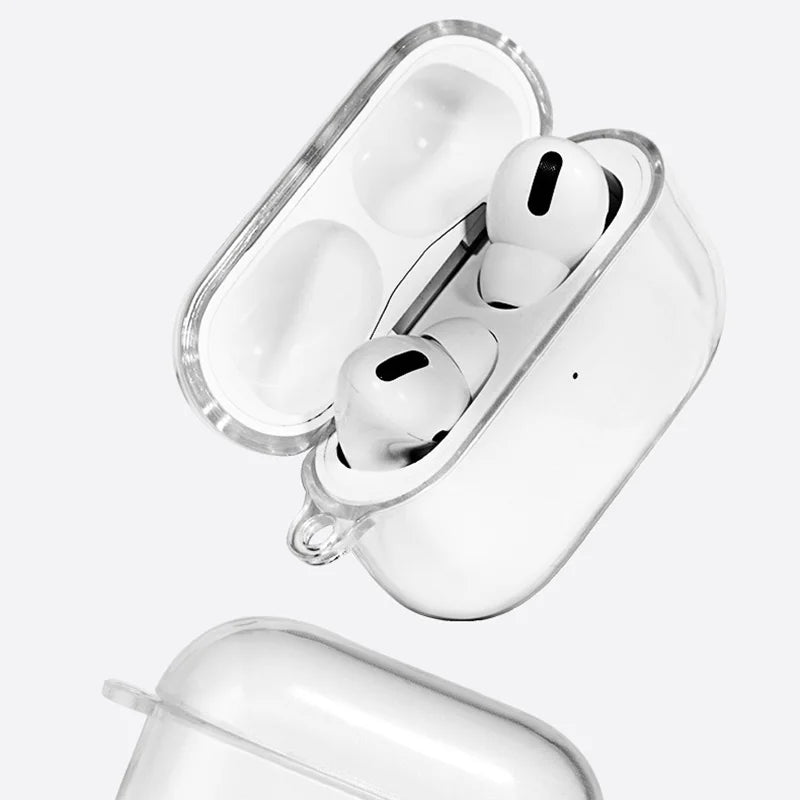 Crystal Cute Earphone Case For Apple AirPods 1 2 Case Silicone Transparent Protective Cover For Airpods Pro 3 Charging Box