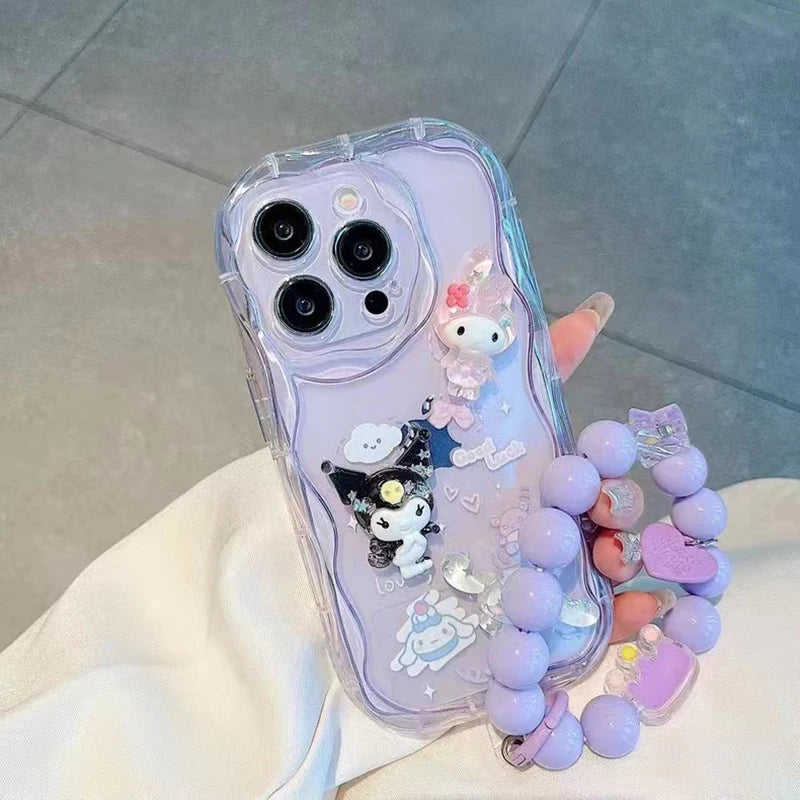 Cartoon Melody Kuromi Cinnamoroll 3D Case For OnePlus Nord N200 CE3 N300 CE4 N20 SE 4G Transparent TPU Phone Cover Cases