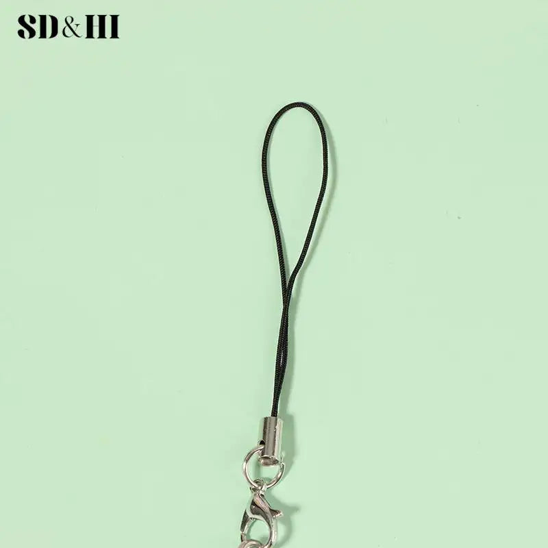 1PC Fashion Sweet Cool Colorful Butterfly Mobile Phone Lanyard Cell Phone Strap Keychain Butterfly Bags Pendant Decor