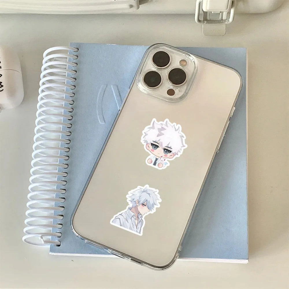10/30/60PCS Link Click Cute Cartoon Anime Graffiti Sticker Decorative Glasses Case Phone Case Scrapbook Waterproof Decal Toy