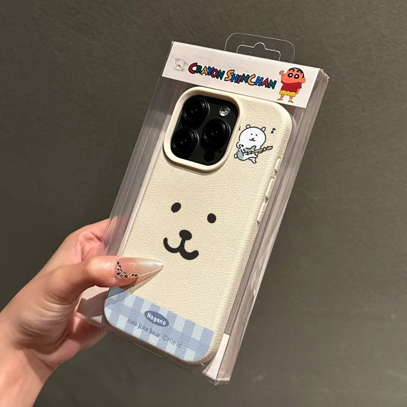Miffy Kawaii Phone Case Cute Bear Miffy Rabbit Cartoon Iphone 16 15 14 13 All Inclusive Anti Fall Soft Shell for Couples