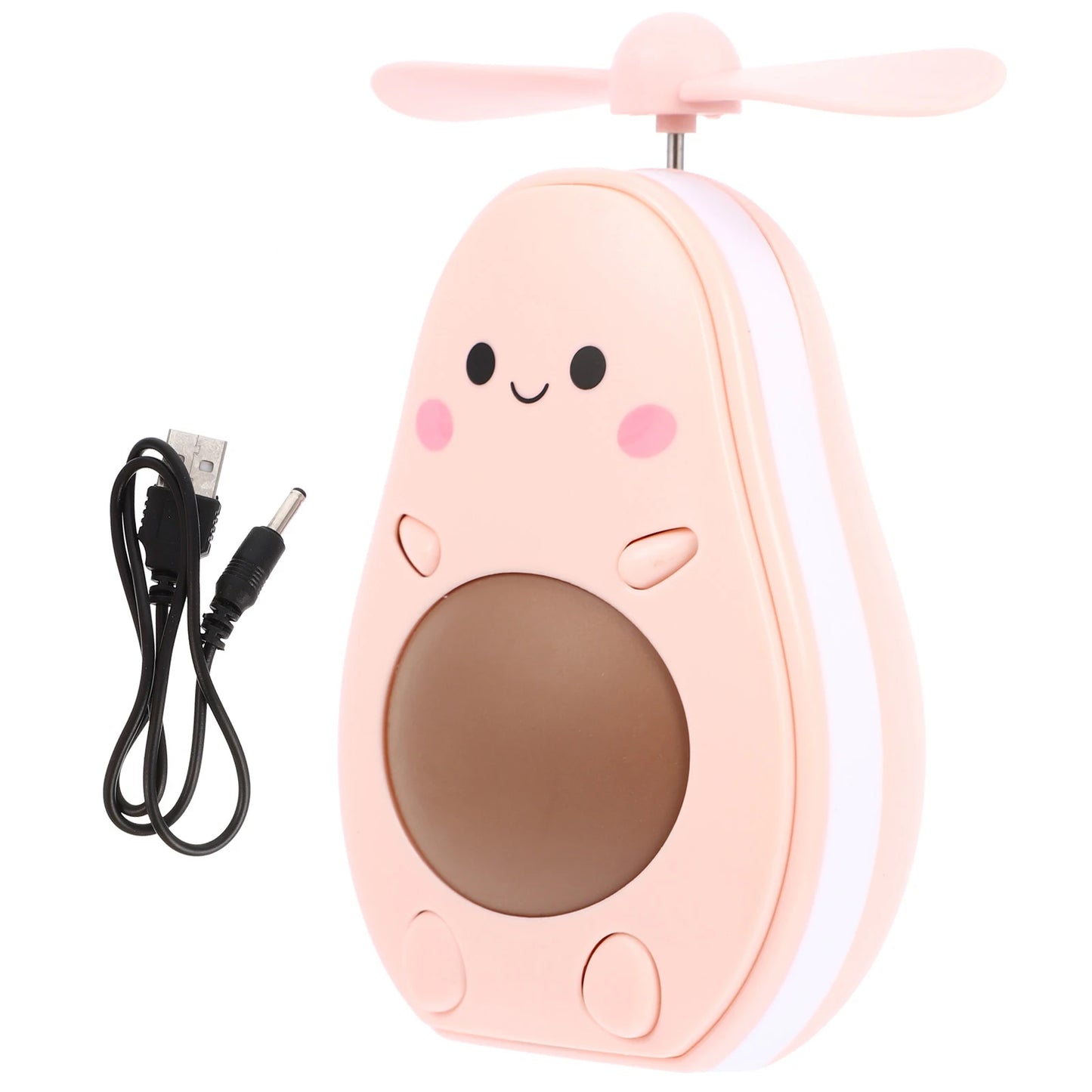 1 set Makeup Mirror Fans Portable Rechargeable LED Handheld Plastic Travel Folding Compact Mirrors For Eyeliner Gifts Women