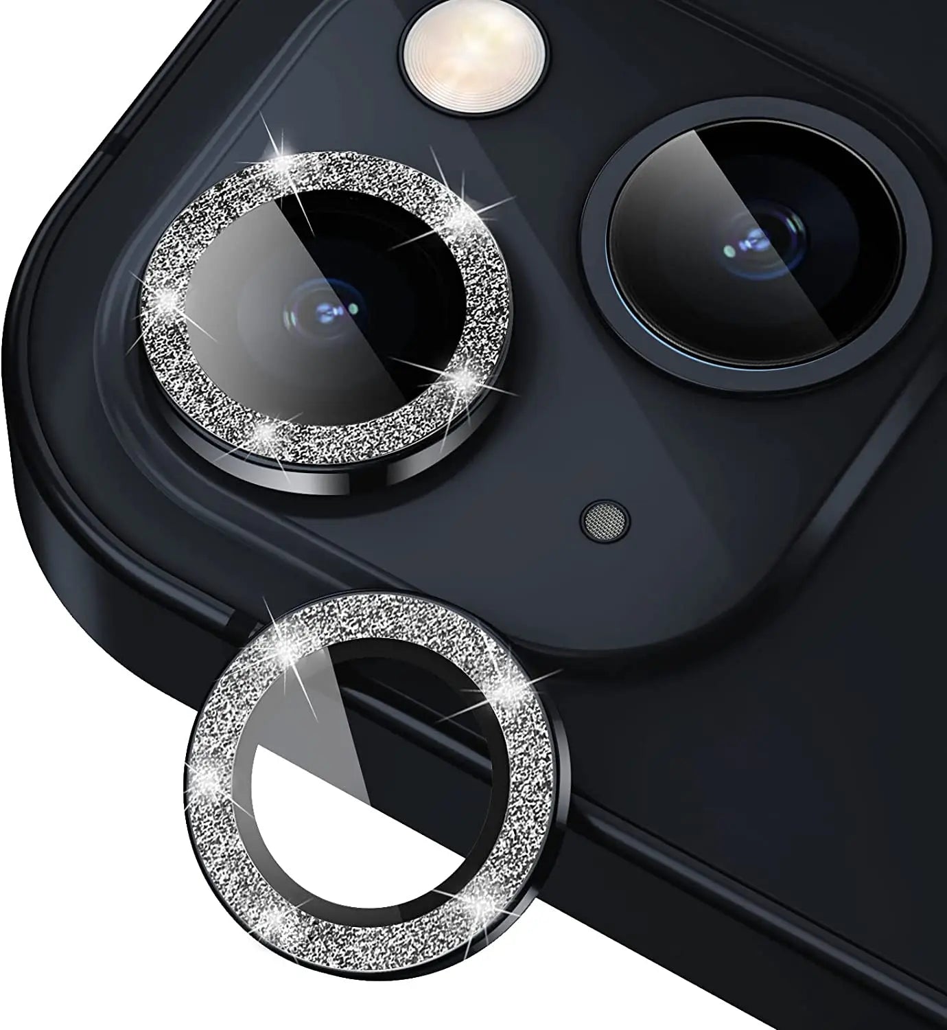 Diamond Glitter Camera Lens Protection For iPhone 16 Pro Max 16 Plus 15 Pro Max 14 Pro 16 Pro 15 Plus Glass Protector Accessory