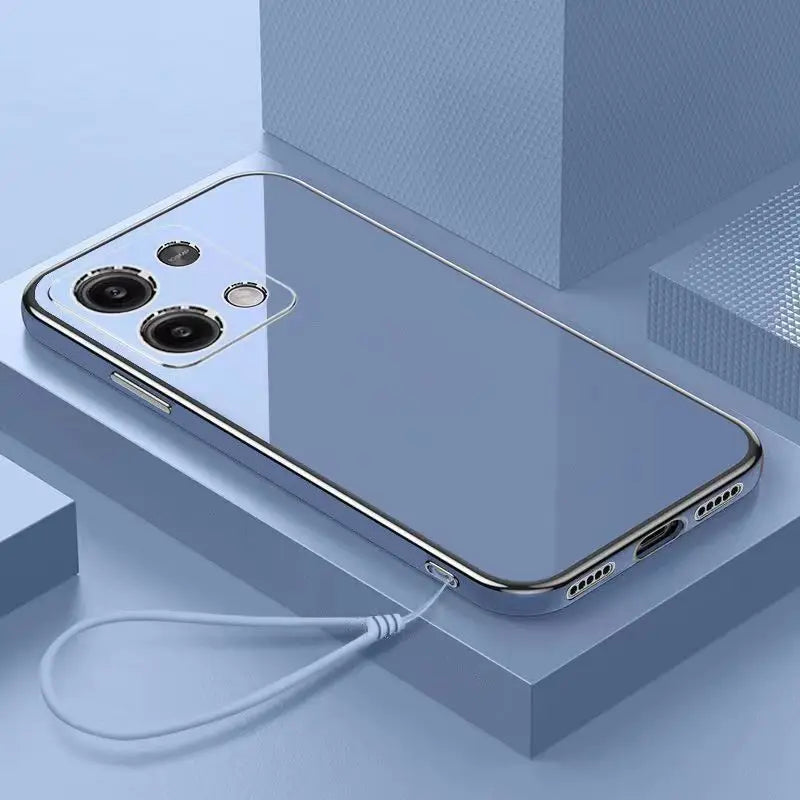 For Redmi Note 13 4G Case Redmi Note 13 PRO 5G 4G Cover Note 13 Pro+ Plus Luxury Square Plating Phone Case Shockproof Back Cover