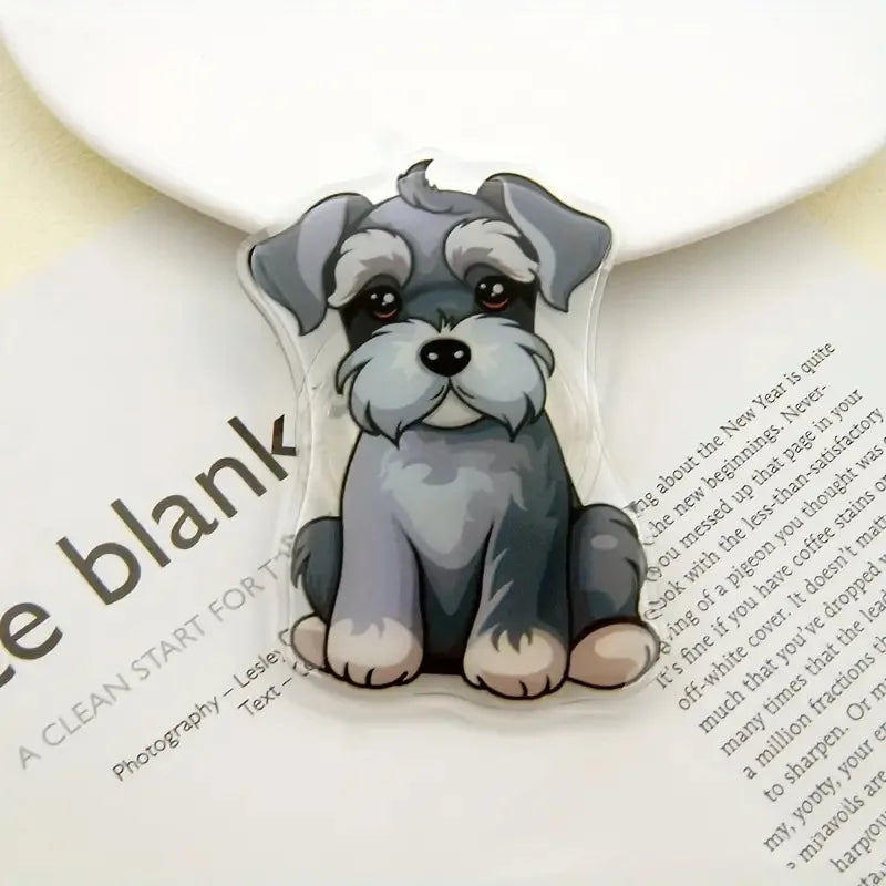 Cartoon Cute Animal Dog Expanding Stand Grip Mobile Phone Holder for IPhone 15 14 13 Samsung Pocket Socket Griptok Flip Bracket
