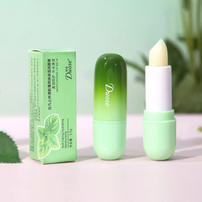 1/3pcs/set Fruits Lip Balm Sets,Temperature Color Change Moisturizing Nourishing Hydrating Lipstick Kits,Lips Skin Lip Gloss