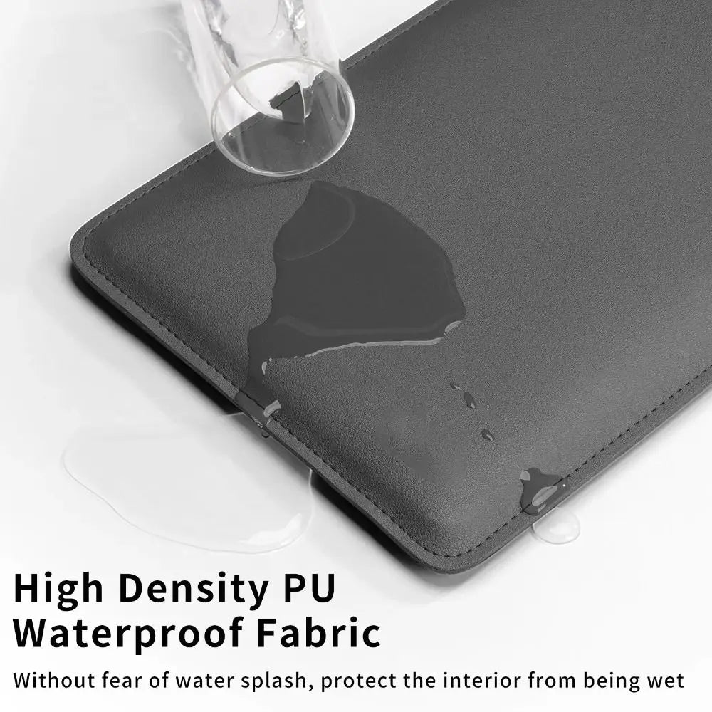 Multiple Sizes Laptop Sleeve Case Ultra Thin PU Leather Cover Shockproof Notebook Bag Protective Pouch for HP/Dell/Surface