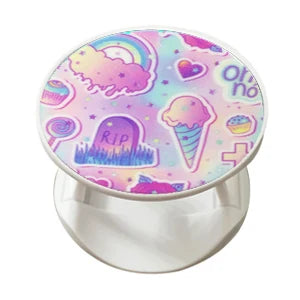 Popular Phone Holder Popping Pocket Socket Stand Colored Drawing Rotatable Expanding Ring Grip For Xiaomi iPhone 11 12 13 iPAD