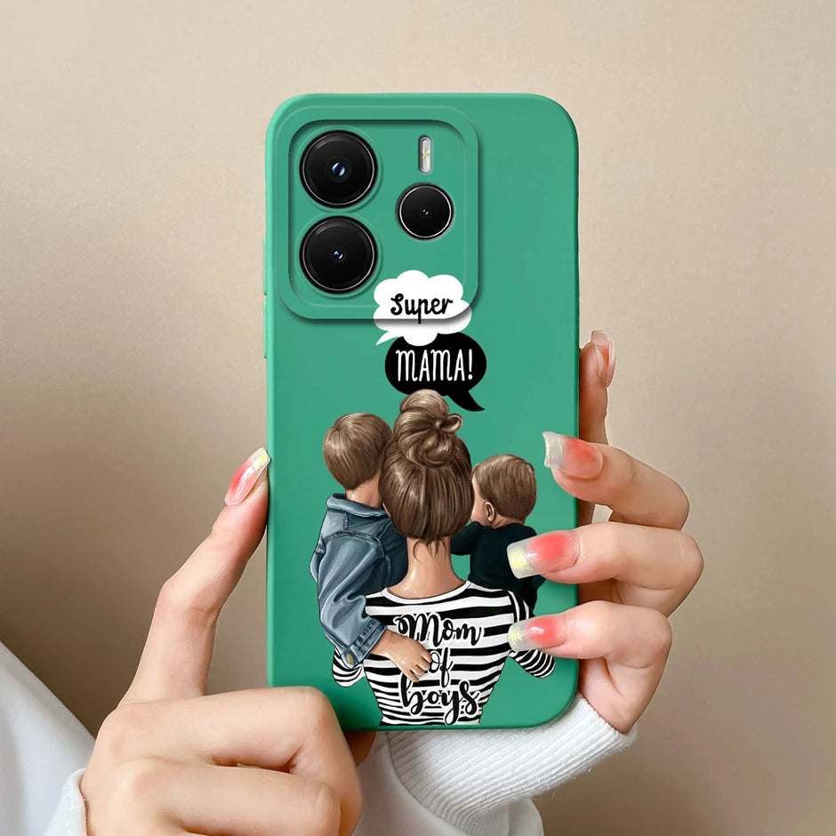 Case For Redmi Note 14 Pro Plus 4G 5G Pretty Sweet Girls Silicone Soft Protective Cover For RedmiNote14 14Pro Plus Fundas Bumper