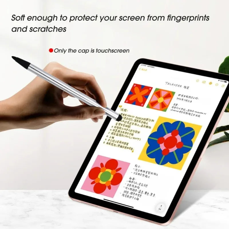 Smart Phone Tablet Touchscreen Pen 2in1 Universal Portable Capacitive Touch Screen Pen Resistive Stylus for Samsung IPhone IPad