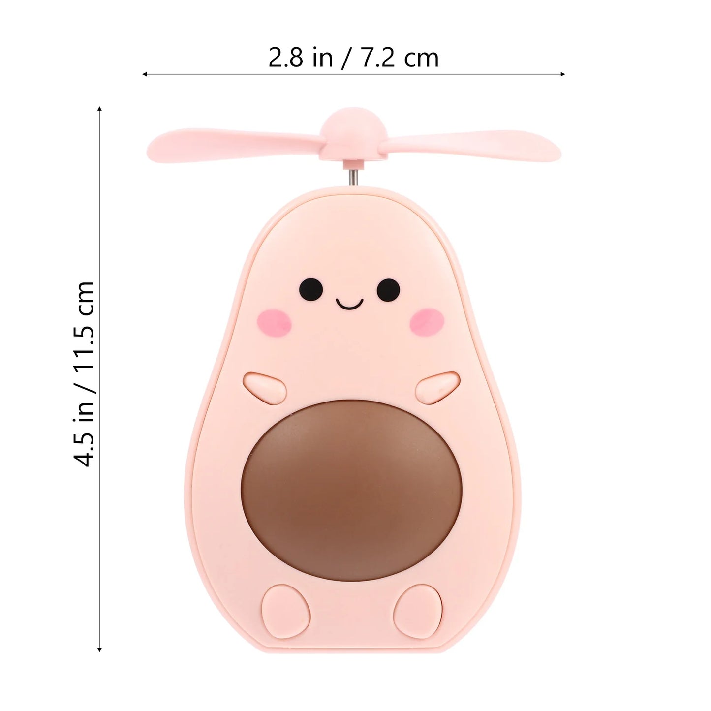 1 set Makeup Mirror Fans Portable Rechargeable LED Handheld Plastic Travel Folding Compact Mirrors For Eyeliner Gifts Women