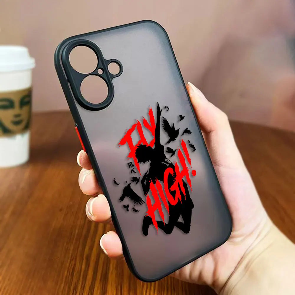 H-Haikyuu High School Volleyball Cover Matte Phone Case For Redmi A1 A5 10 10C 5A 5 6 7 8 8A 9 9T 9C 10A K20 K40 NOTE 7 8 Fundas