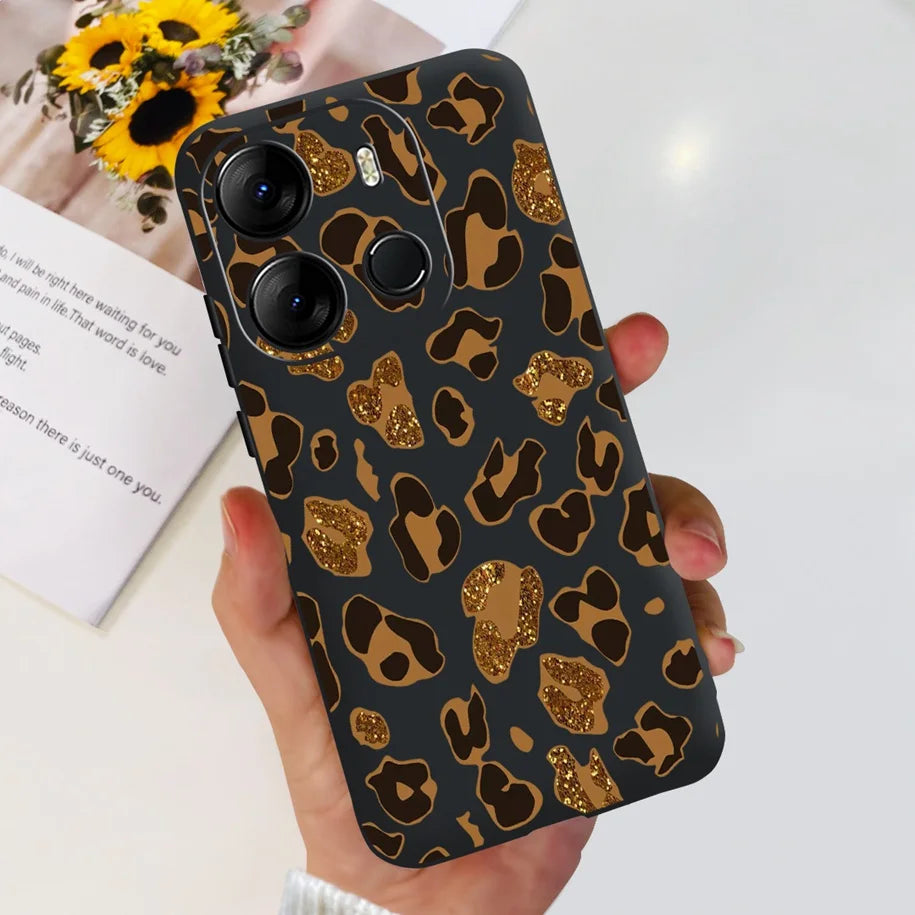 For Infinix Smart 7 HD Case Smart 7 Plus Soft Silicone Cover for Infinix Smart7 HD Capa Smart7hd Phone Cases Cute Dinosaur Funda