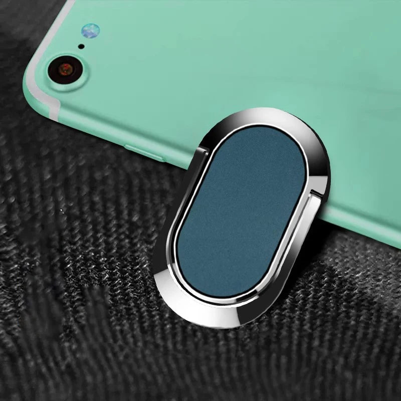 360 Degree Rotating Magnetic Mobile Phone Bracket Desktop Elliptical Phone Back Sticker Pad Finger Ring Mobile Phone Stand