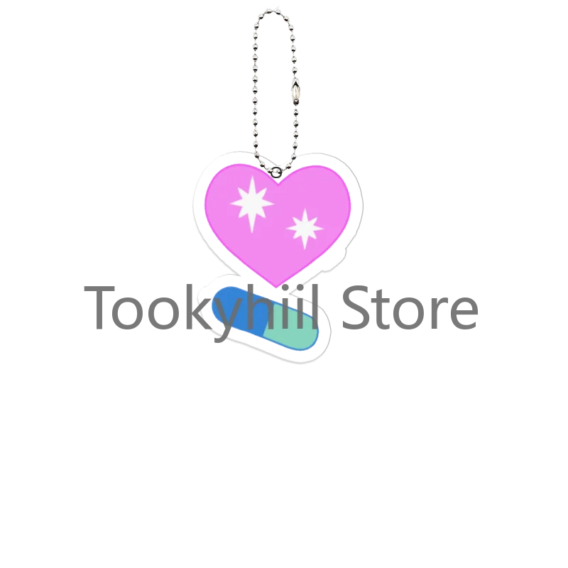 Alien Stage Acrylic Keychain Anime Sua Mizi Luka Till Ivan Anime Cartoon Hyuna Key Ring Exquisite Backpack Pendant Festival Gift