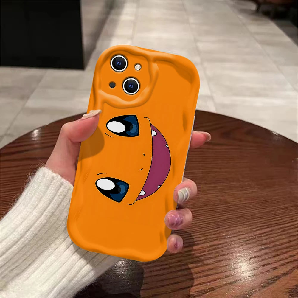New Personality Pokémons Cute 3D Wave Case For OPPO Realme 12 11 10 9 8 7 7i 6 5 Pro Plus C67 C55 C31 C35 C11 C12 C15 C20 C21Y