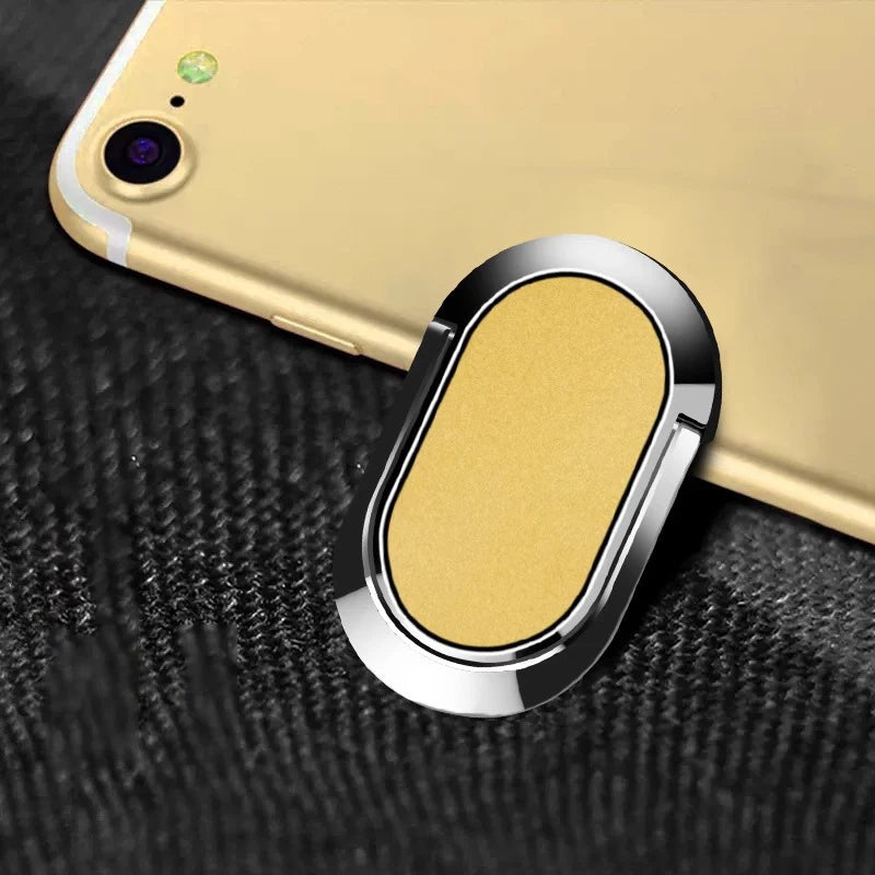 360 Degree Rotating Magnetic Mobile Phone Bracket Desktop Elliptical Phone Back Sticker Pad Finger Ring Mobile Phone Stand