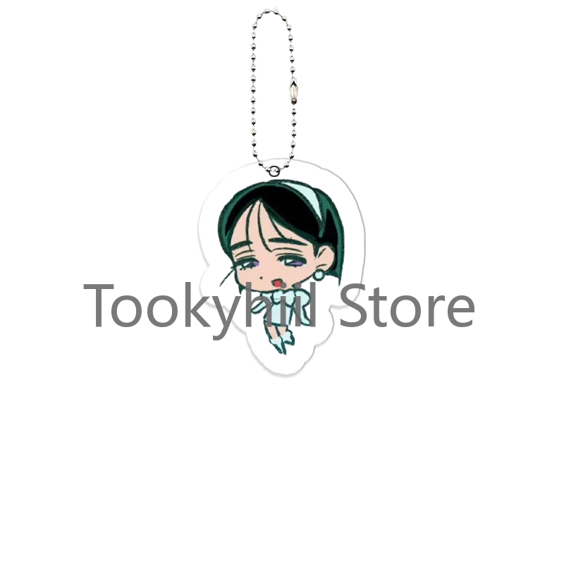 Alien Stage Acrylic Keychain Anime Sua Mizi Luka Till Ivan Anime Cartoon Hyuna Key Ring Exquisite Backpack Pendant Festival Gift