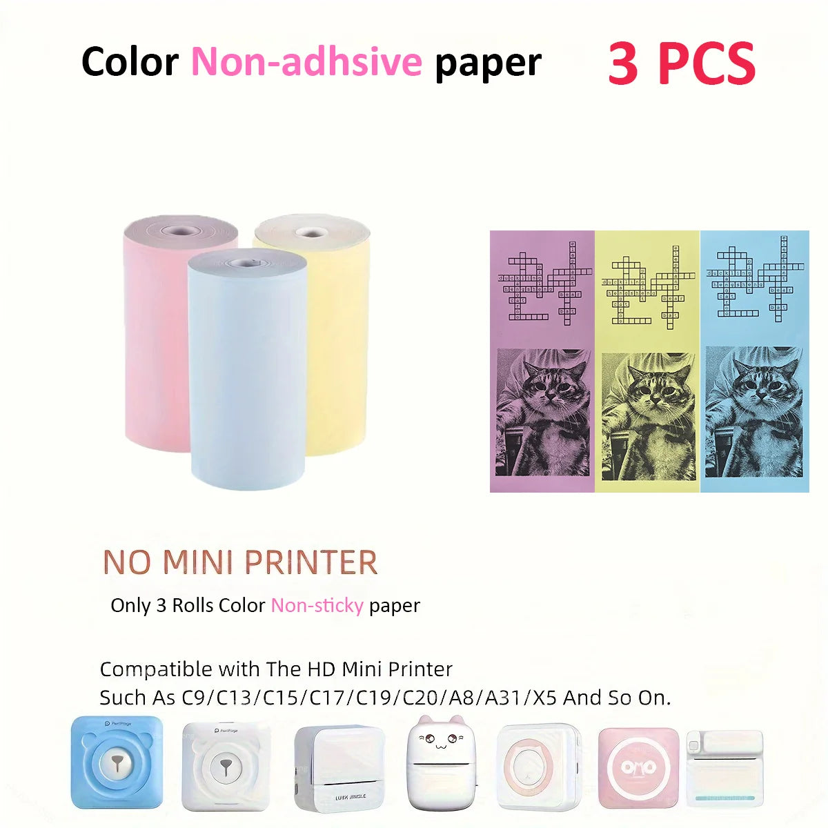 X6 Portable Mini Printer Thermal Printing Sticker Wireless Inkless Pocket Printer Self-adhesive Label Printer For Christmas gift