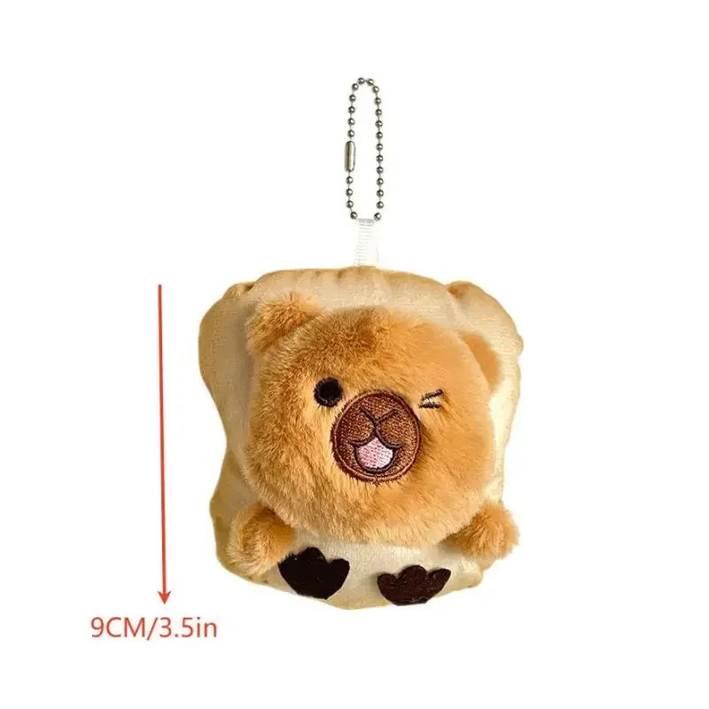 Delightfully Cute Panda Bread Plush Keychain; Soft Doll Pendant for Bag, Car, and Backpack; Amazing Gift for Children