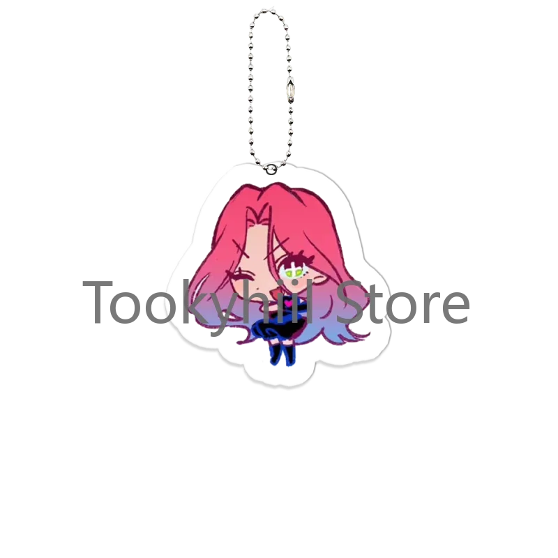 Alien Stage Acrylic Keychain Anime Sua Mizi Luka Till Ivan Anime Cartoon Hyuna Key Ring Exquisite Backpack Pendant Festival Gift