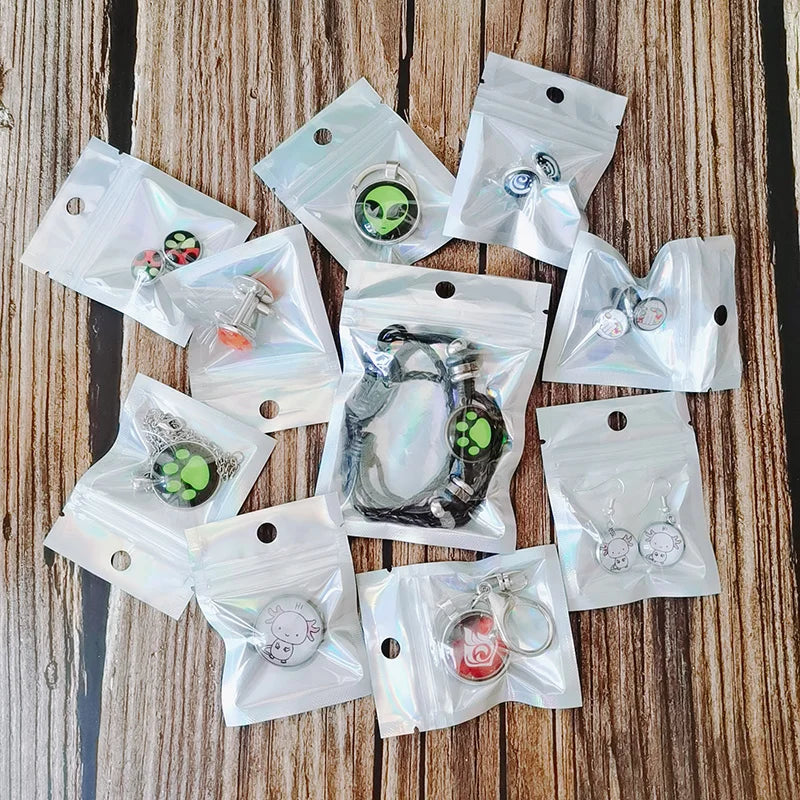 26 Letter Keychain Wholesale Creative Flower Alphabet ABCD Name Design Glass Cabochon Key Chain Christmas Gift for Friends