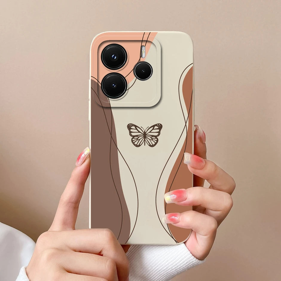 Case For Redmi Note 14 Pro Plus 4G 5G Pretty Sweet Girls Silicone Soft Protective Cover For RedmiNote14 14Pro Plus Fundas Bumper