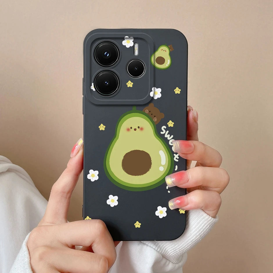Case For Redmi Note 14 Pro Plus 4G 5G Pretty Sweet Girls Silicone Soft Protective Cover For RedmiNote14 14Pro Plus Fundas Bumper