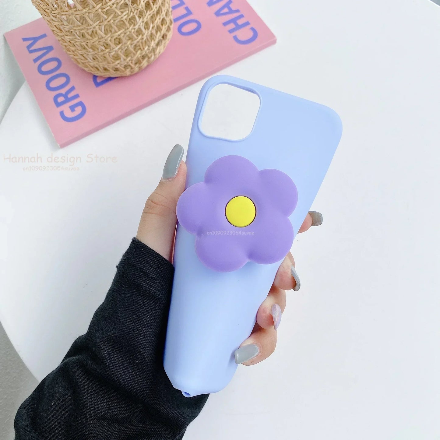 Cute Cartoon Socket Pocket Finger Grip Ring Phone Holder for IPhone Samsung Anime Mobile Phone Griptok Expanding Stand Bracket