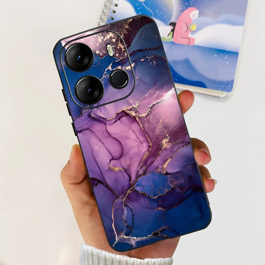 For Infinix Smart 7 HD Case Smart 7 Plus Soft Silicone Cover for Infinix Smart7 HD Capa Smart7hd Phone Cases Cute Dinosaur Funda