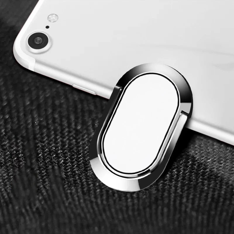 360 Degree Rotating Magnetic Mobile Phone Bracket Desktop Elliptical Phone Back Sticker Pad Finger Ring Mobile Phone Stand