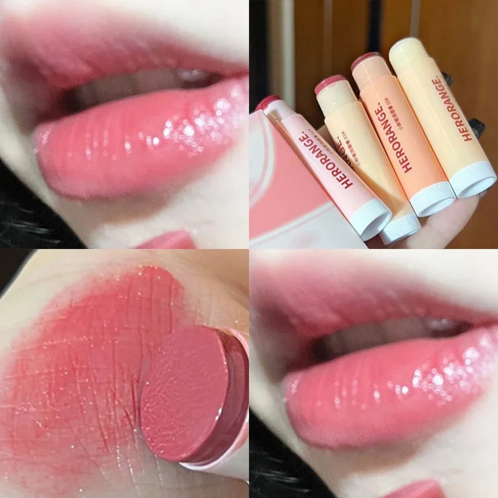 3 Colors/set Lipstick Lip Nourishing Lip Tint Lips Makeup Watery Lipgloss Lasting Moisturizing Colored Lip Balm Beauty Cosmetics