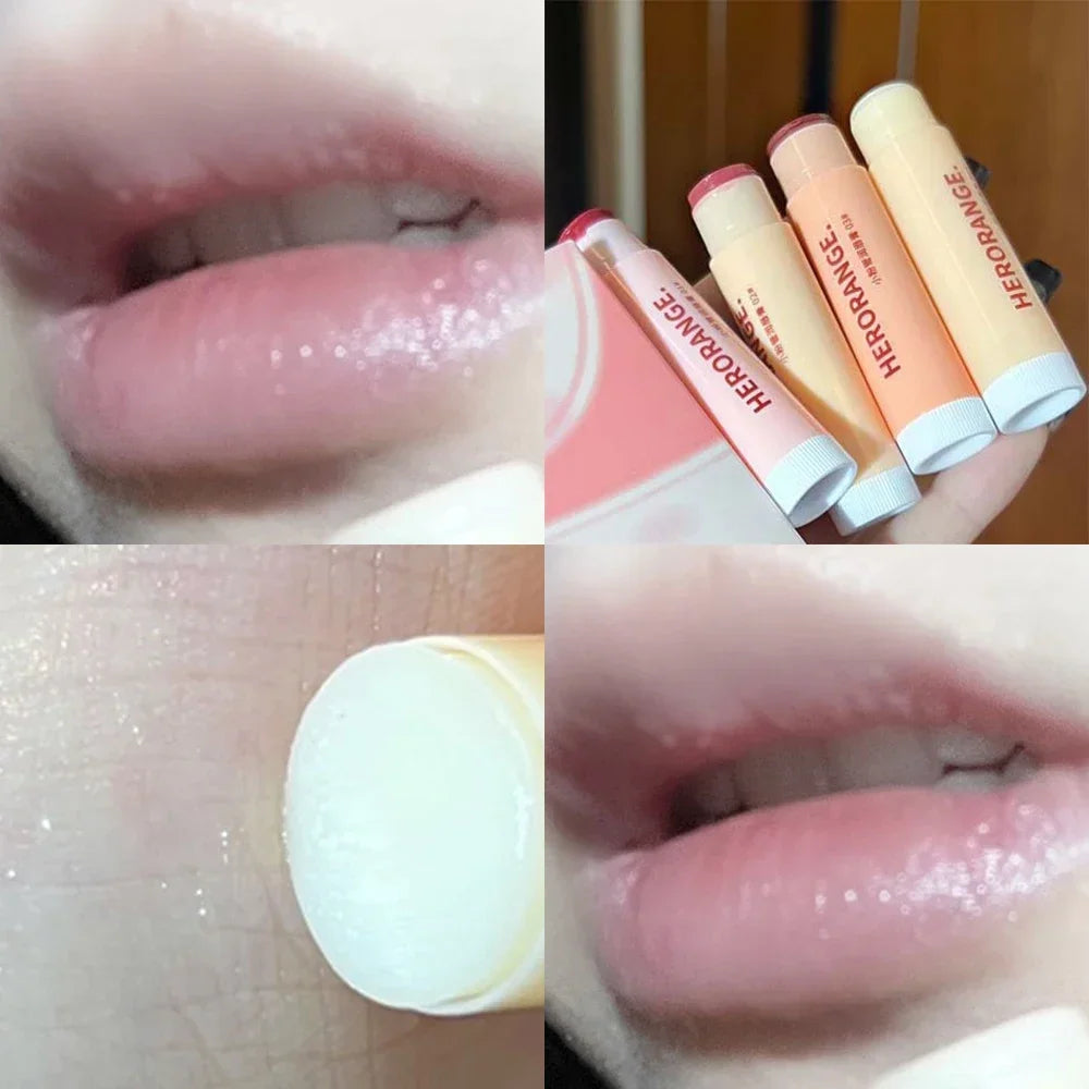 3 Colors/set Lipstick Lip Nourishing Lip Tint Lips Makeup Watery Lipgloss Lasting Moisturizing Colored Lip Balm Beauty Cosmetics