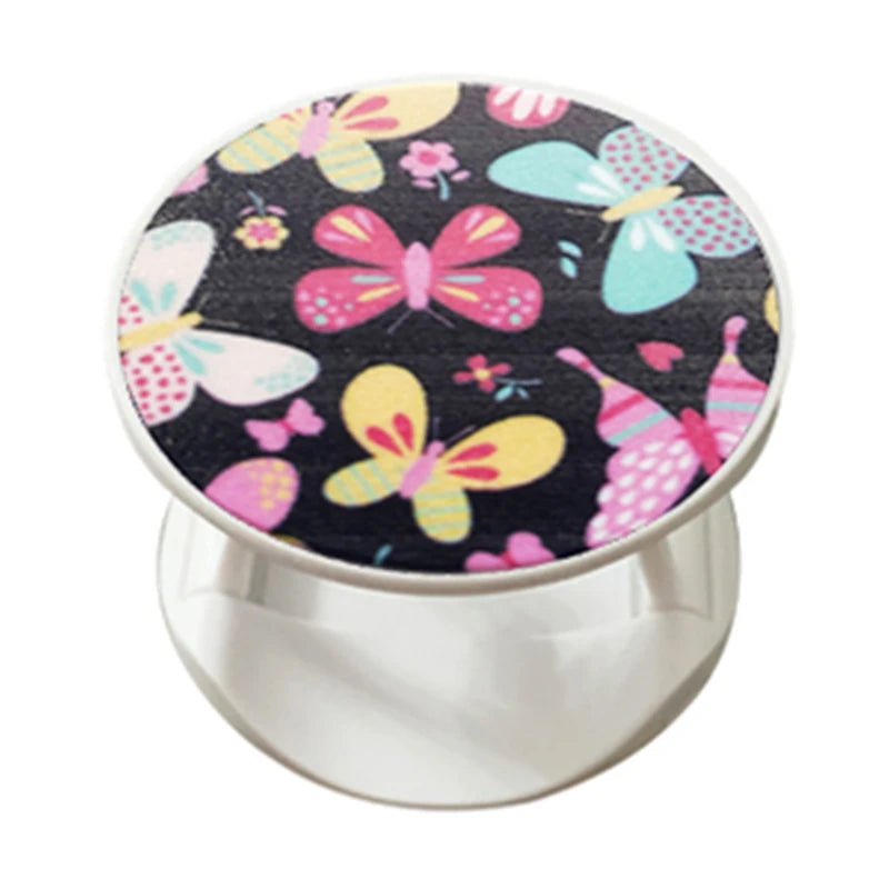 Popular Phone Holder Popping Pocket Socket Stand Colored Drawing Rotatable Expanding Ring Grip For Xiaomi iPhone 11 12 13 iPAD