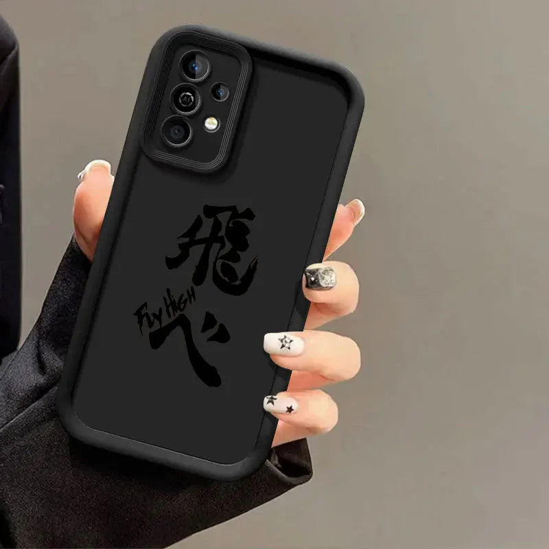 Haikyuu Karasuno Volleyball Anime Case For Samsung Galaxy A55 5G A54 A35 A53 A52 A34 A12 A13 A14 A15 A16 A25 A32 A33 Phone Cover