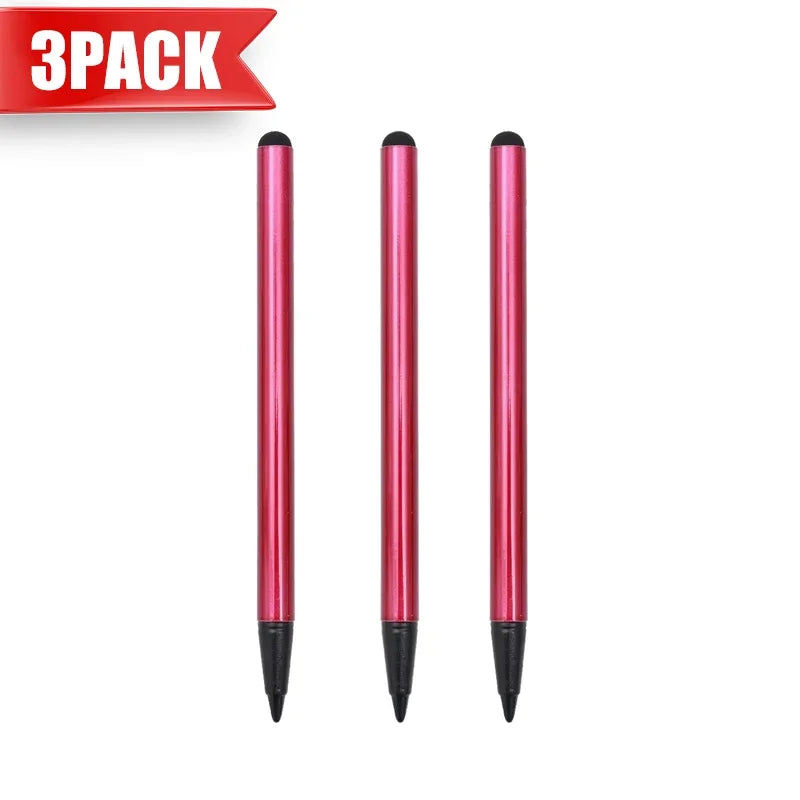Smart Phone Tablet Touchscreen Pen 2in1 Universal Portable Capacitive Touch Screen Pen Resistive Stylus for Samsung IPhone IPad