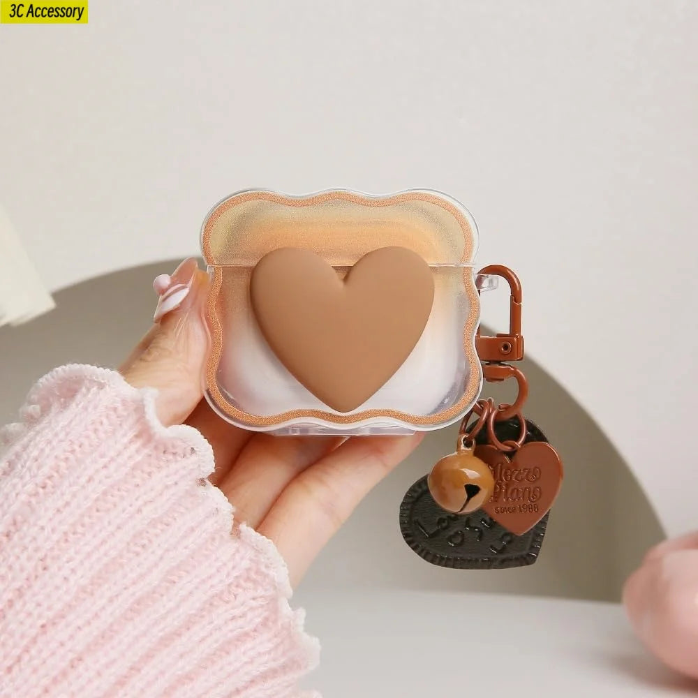for airpod 4 case Cute 3D Bow Tie Design Shockproof Soft Clear TPU Kawaii Protector Cover for Women Airpods 4 Case with Keychain