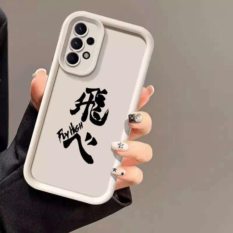 Haikyuu Karasuno Volleyball Anime Case For Samsung Galaxy A55 5G A54 A35 A53 A52 A34 A12 A13 A14 A15 A16 A25 A32 A33 Phone Cover