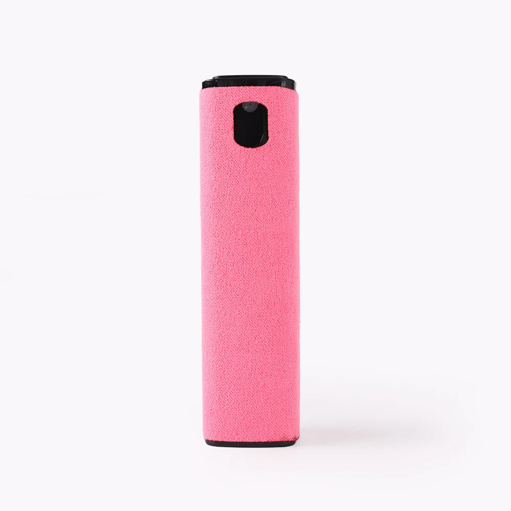 2 In 1 Phone Screen Cleaner Spray Computer Phone Screen Dust Removal Tool for IPhone iPad Huawei Xiaomi Microfiber Cleaning Set