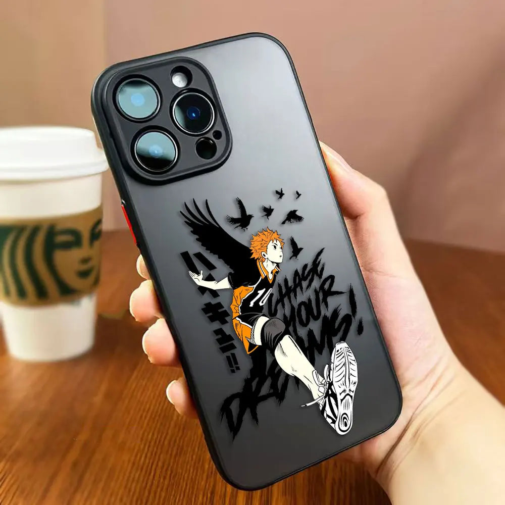H-Haikyuu High School Volleyball Cover Matte Phone Case For Redmi A1 A5 10 10C 5A 5 6 7 8 8A 9 9T 9C 10A K20 K40 NOTE 7 8 Fundas