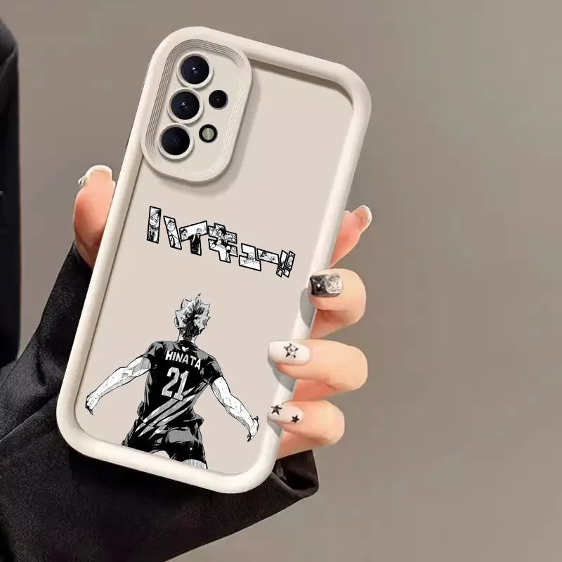 Haikyuu Karasuno Volleyball Anime Case For Samsung Galaxy A55 5G A54 A35 A53 A52 A34 A12 A13 A14 A15 A16 A25 A32 A33 Phone Cover