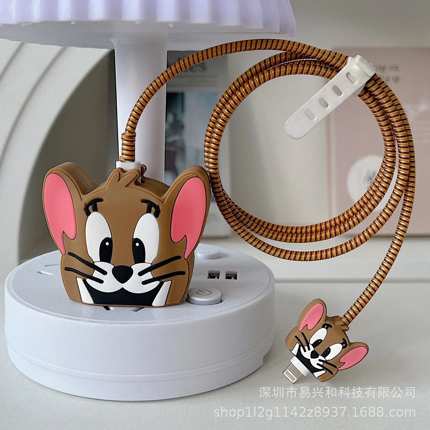 Sanrios Kuromi HelloKitty Melodys Cable Protector for Iphone Ipad 20W Charger Case Kawaii Anime Winnie Stellalou Protector Shell