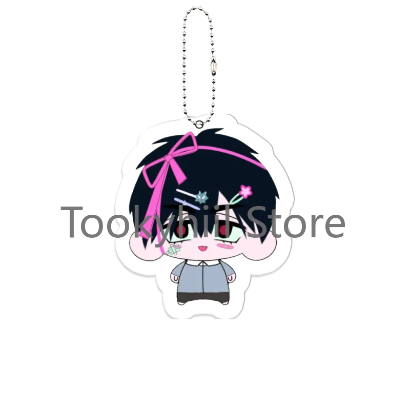 Alien Stage Acrylic Keychain Anime Sua Mizi Luka Till Ivan Anime Cartoon Hyuna Key Ring Exquisite Backpack Pendant Festival Gift