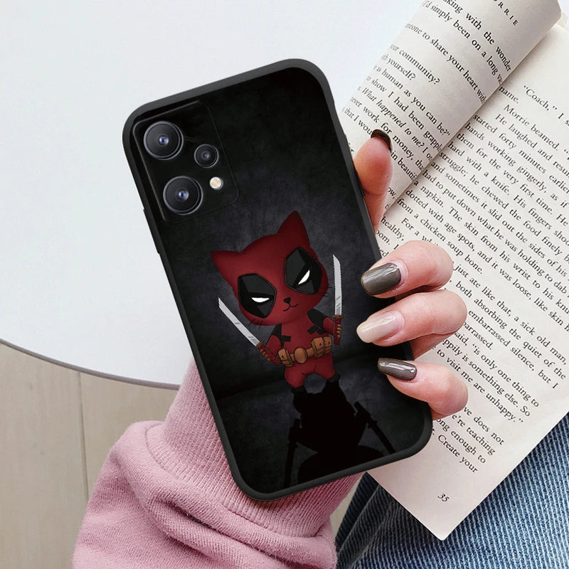 For Realme 9 4G Case 9 Pro Plus Cover Cute Heart Flower Back Cover Soft Silicone Protective Funda For OPPO Realme 9 Pro+ Shell