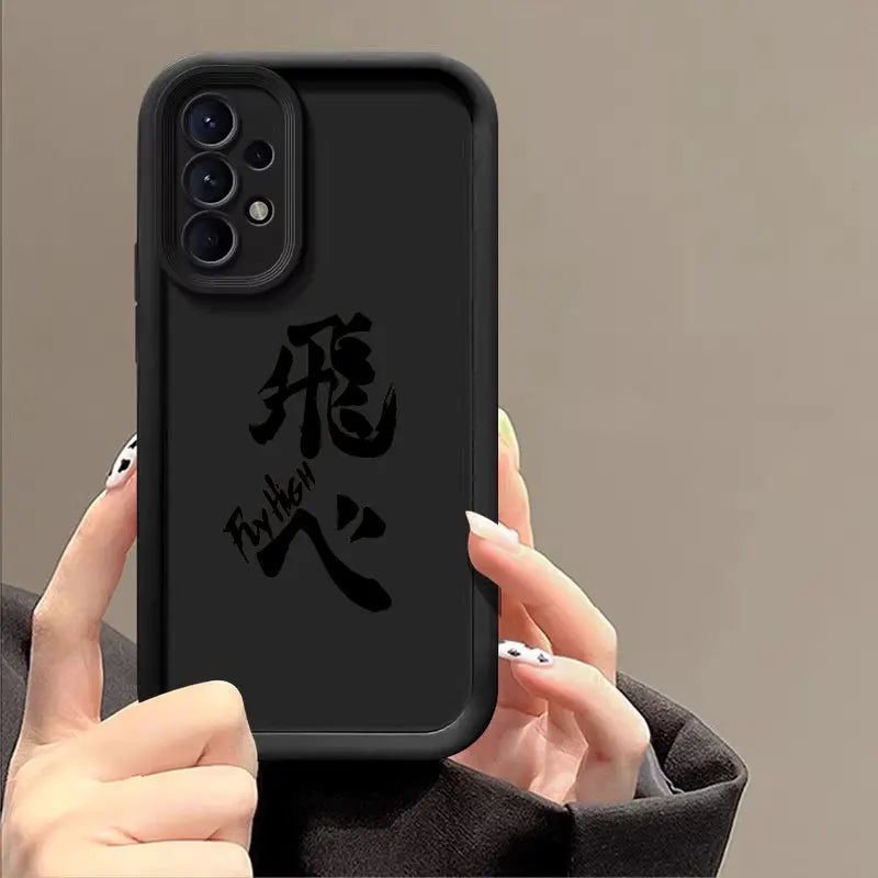 Haikyuu Karasuno Volleyball Anime Case For Samsung Galaxy A55 5G A54 A35 A53 A52 A34 A12 A13 A14 A15 A16 A25 A32 A33 Phone Cover