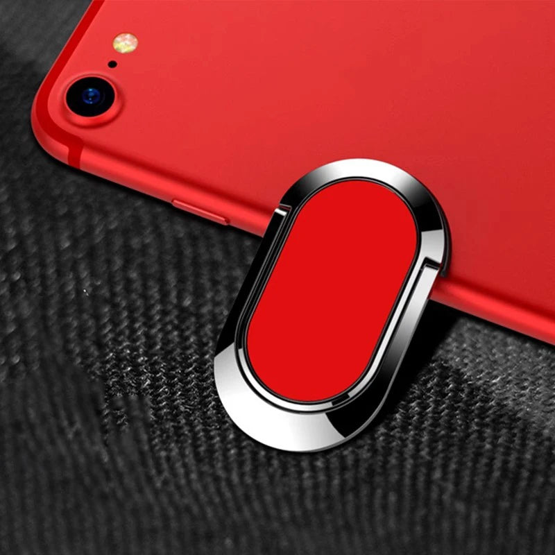 360 Degree Rotating Magnetic Mobile Phone Bracket Desktop Elliptical Phone Back Sticker Pad Finger Ring Mobile Phone Stand