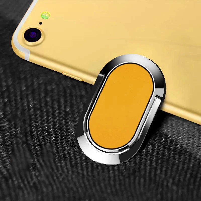 360 Degree Rotating Magnetic Mobile Phone Bracket Desktop Elliptical Phone Back Sticker Pad Finger Ring Mobile Phone Stand