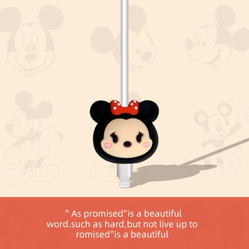 1pc Kawaii Hello Kitty Kuromi MyMelody Sanrios Data Cable Protective Cover Cute Cartoon Soft USB Charger Anti-break Cable Sleeve