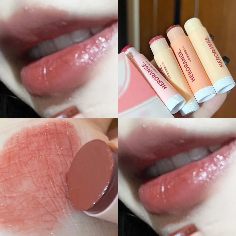 3 Colors/set Lipstick Lip Nourishing Lip Tint Lips Makeup Watery Lipgloss Lasting Moisturizing Colored Lip Balm Beauty Cosmetics